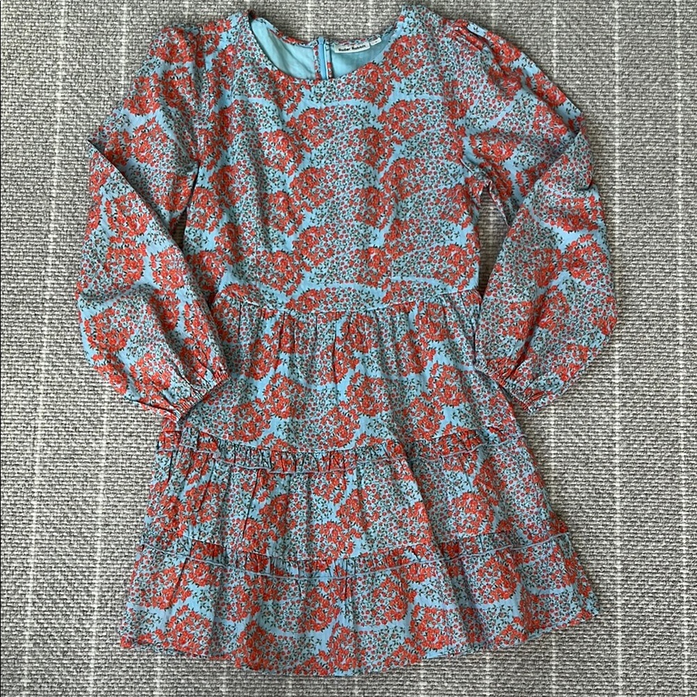 Roller Rabbit Orange and Blue Dress size Small - LIKE NEW!
